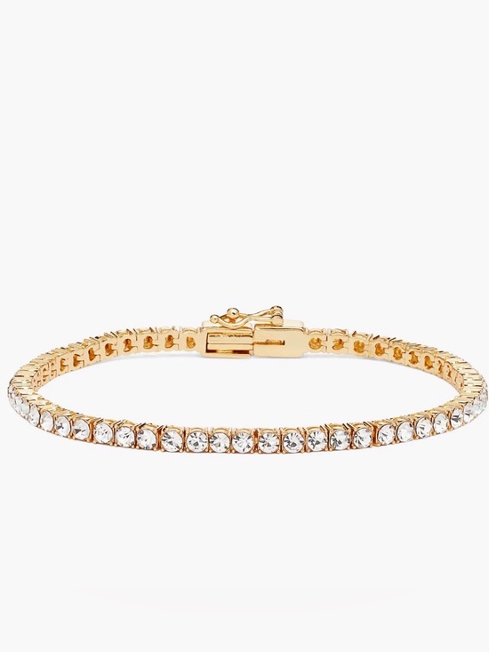 Nordstrom Jewelry - NWOT Nordstrom Cubic Zirconia Gold Tennis Bracelet